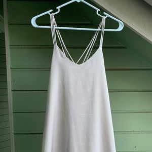 Iridescent Cream Cocktail Dress